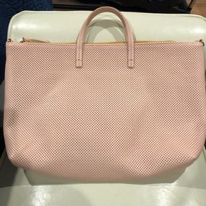 Clare V Pink Leather Bag